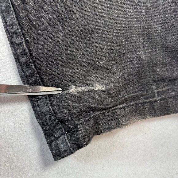 P Miller Jeans Mens Black 40 Straight Leg High Rise Dark Wash - Picture 12 of 14